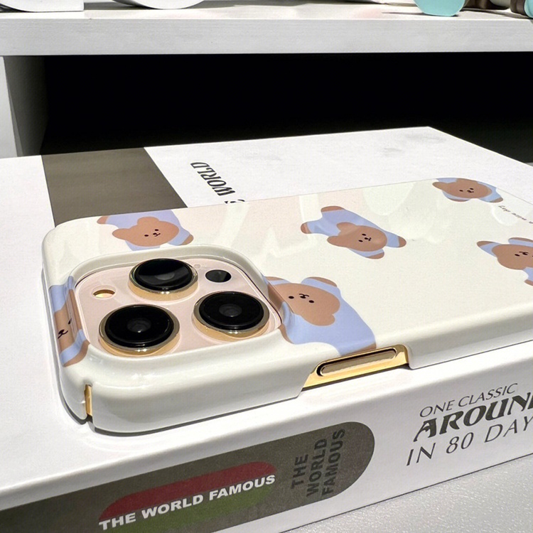 Suitable for OPPO phone case Reno9/Reno8/Reno7pro/reno6/7z/5 new cartoon bear mobile phone case soft case R17 couple model A53/4Z 5G/F11/A31/F9/A15/A3S/A78/A77/Findx3pro/Findx5pro