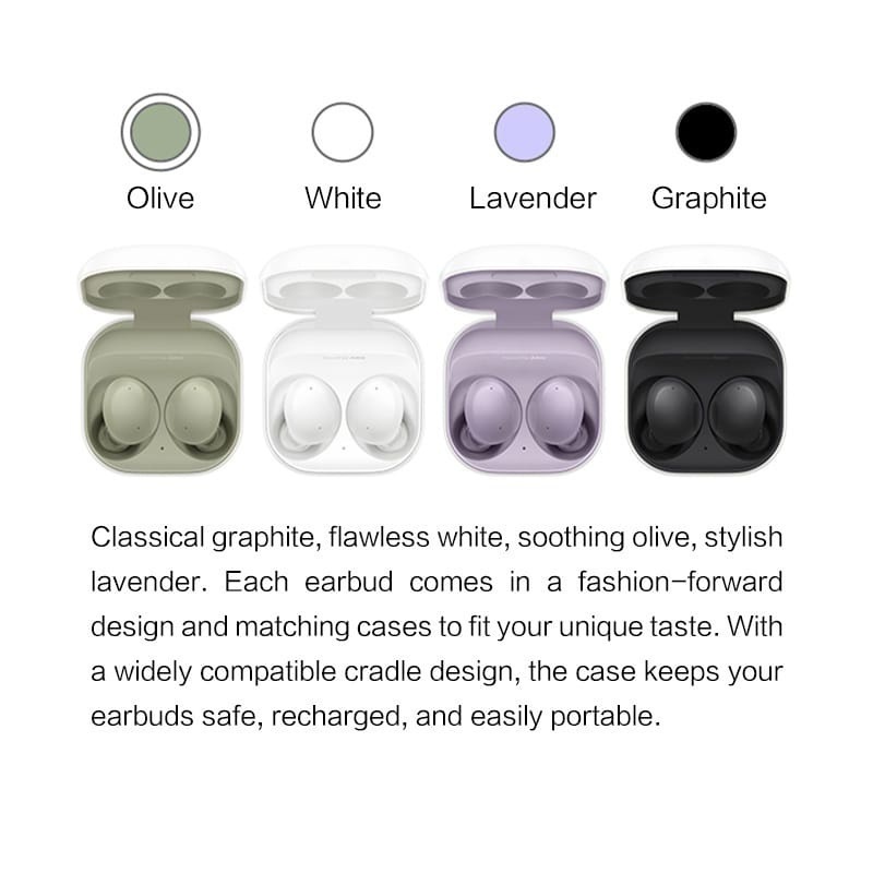 Tai Nghe Không Dây Chống Tiếng Ồn Trọng Lượng Nhẹ Thoải Mái Cho Samsung Galaxy Buds 2