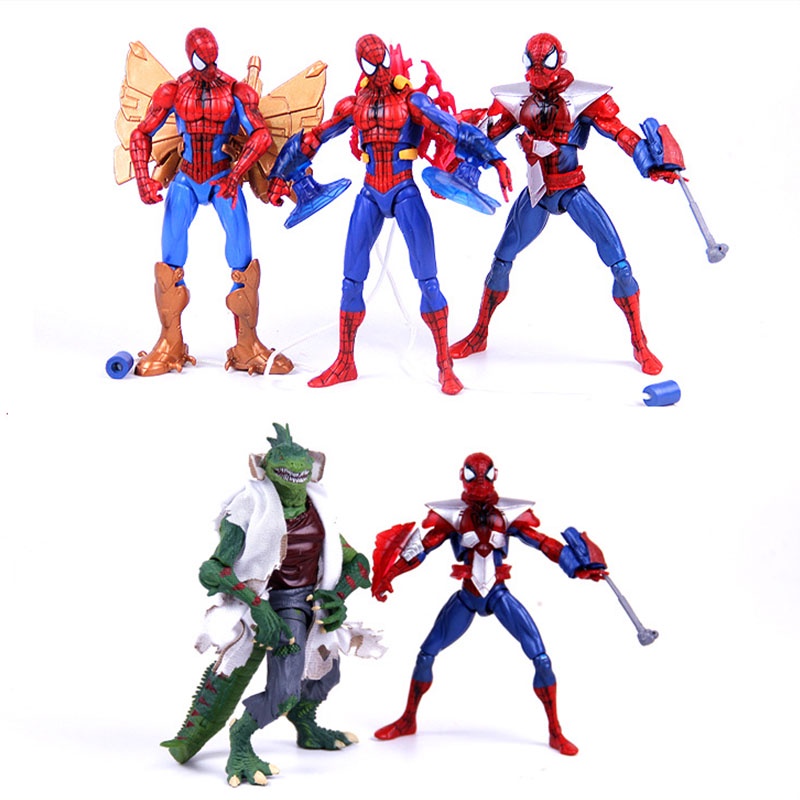 Mô Hình Siêu Anh Hùng Marvel Người Nhện Venom Thằn Lằn Quà Tặng Giáng Sinh