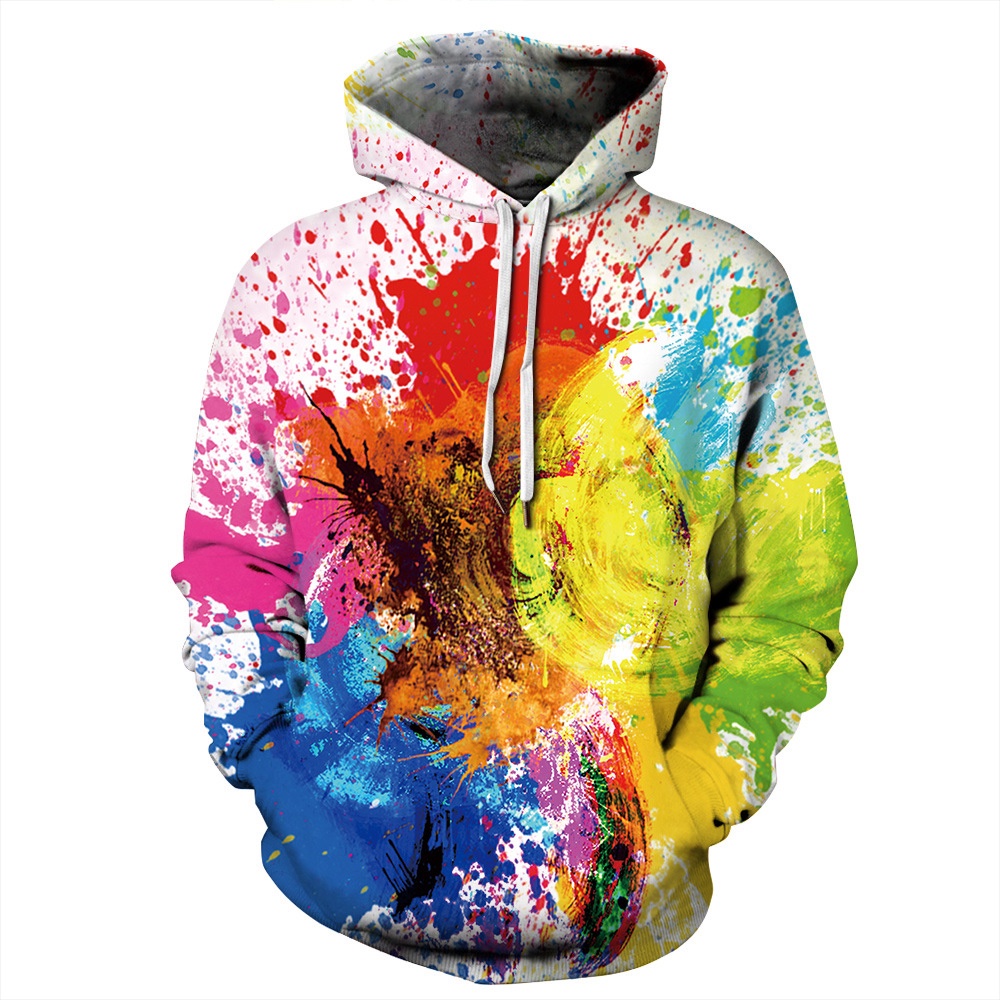 Áo Khoác hoodie Chui Đầu In Hình Vệ Tinh 3d Trong galaxy Thời Trang Cho Nam Và Nữ
