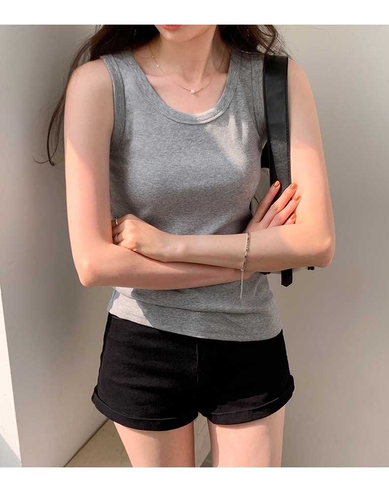 Áo Thun Ba Lỗ Cổ Chữ U Dáng Ôm Thời Trang Cá Tính 61727