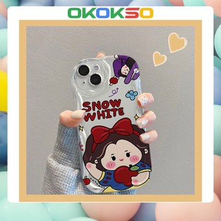 Suitable for OPPO mobile phone case Reno9/Reno8/Reno6/7z/5 new cartoon curved edge Snow White anti-fall mobile phone case soft case couple A58/A77