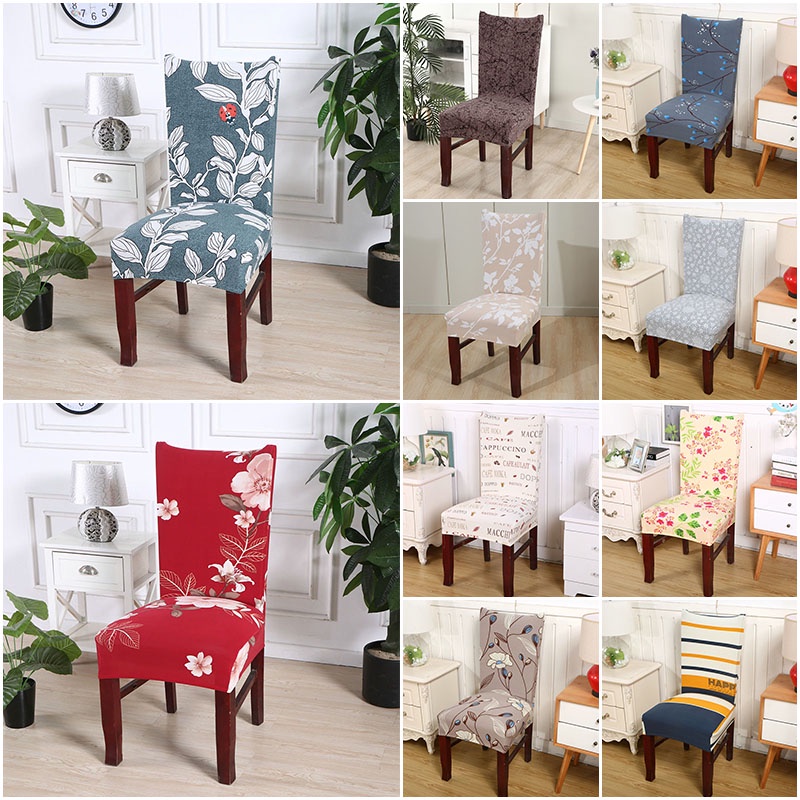 Vỏ Bọc Ghế Ngồi Bàn Ăn Co Giãn In Họa Tiết Độc Đáo Trang Trí Nhà Cửa