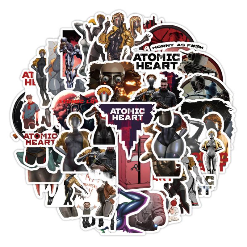 Bộ 54 Miếng Dán Trang Trí Vali / Điện Thoại Chống Thấm Nước Họa Tiết Graffiti