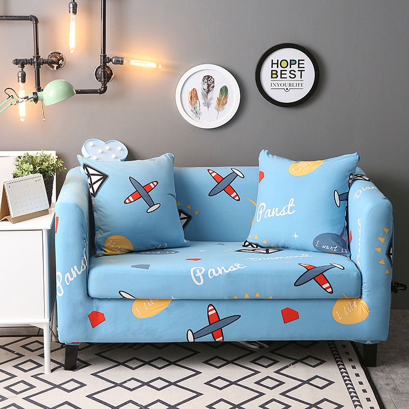 2 Vỏ Bọc Ghế Sofa 1 # 3 # 4 Chỗ Ngồi Phong Cách Retro