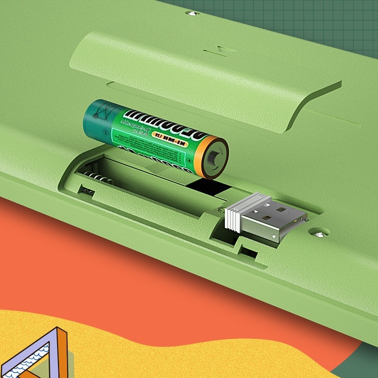 Bàn Phím Không Dây 2.4G 96 Phím Siêu Mỏng Không Gây Tiếng Ồn Dùng Làm Quà Tặng Cho Bạn Gái / PC / Laptop