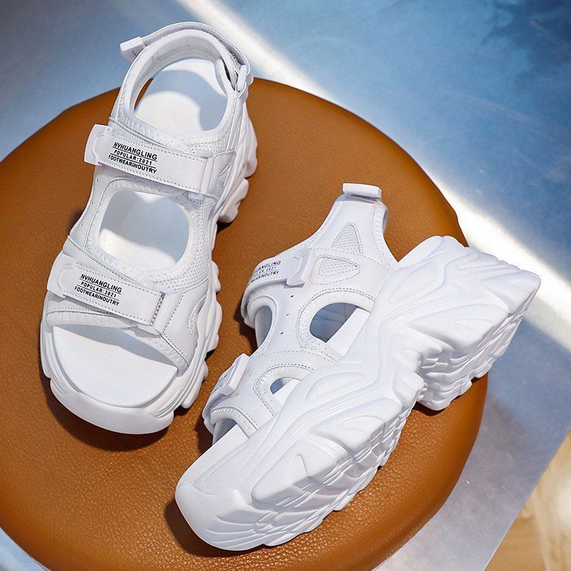 ✨ Giày Sandal Đế Dày Thời Trang Mùa Hè 2021 Dành Cho Nữ
