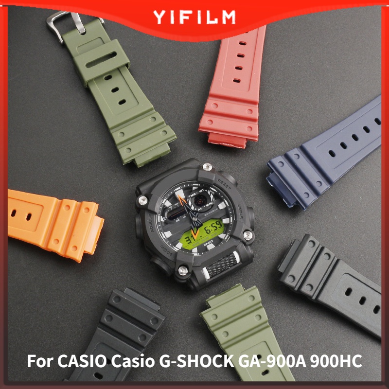 Dây Đeo Thay Thế Bằng Silicone Cho Đồng Hồ Casio G-SHOCK GA-900A 900HC YIFILM
