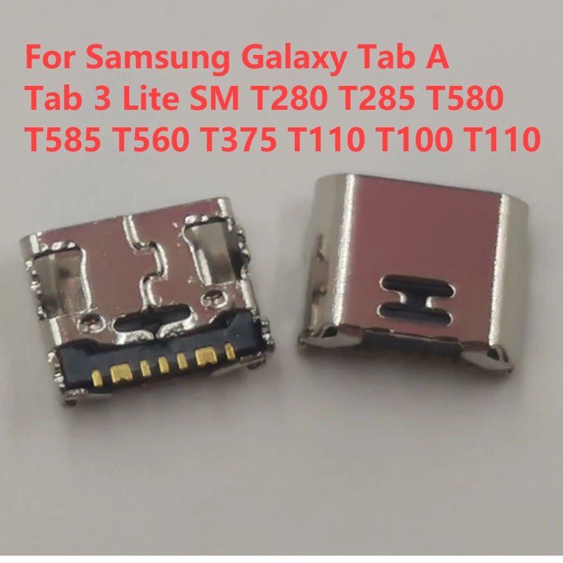 Bộ 5-50 Pin Sạc 7 Pin Cho Samsung Galaxy Tab A Tab 3 Lite SM T280 T285 T580 T585 T560 T375 T110 T100