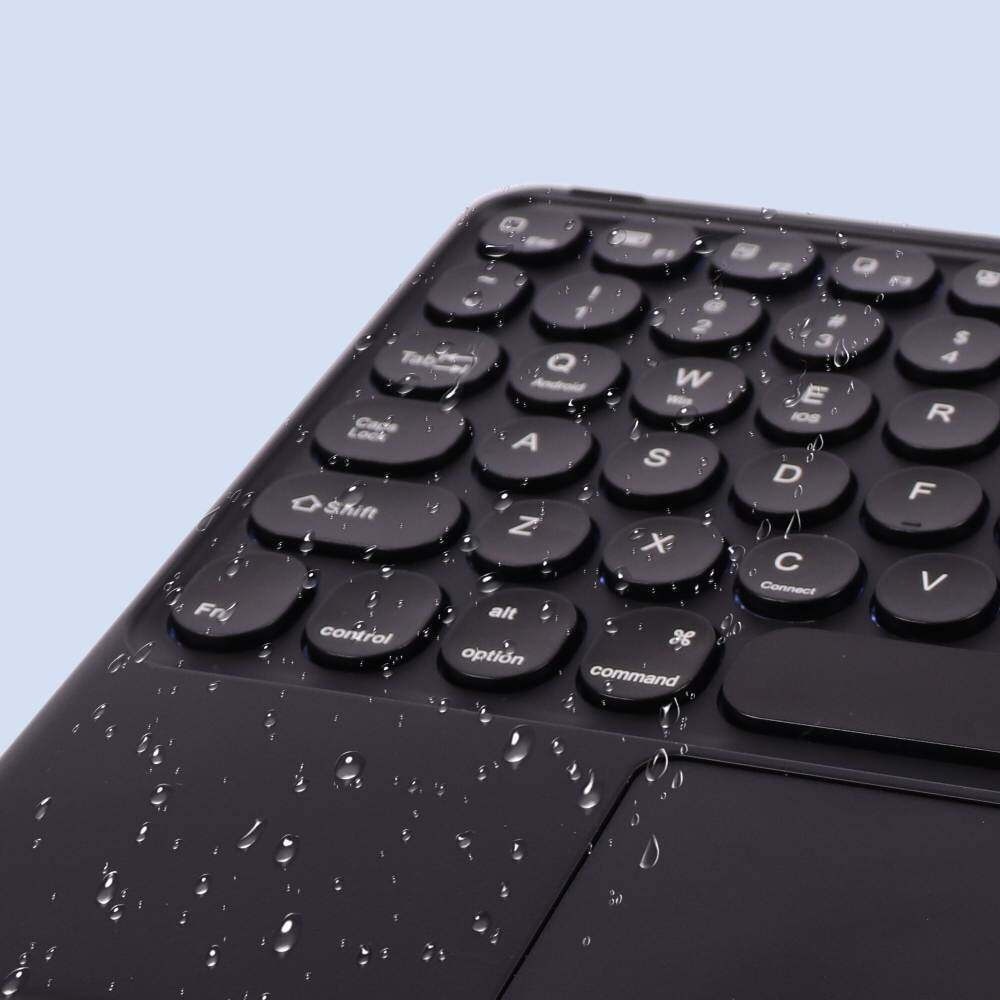 Bàn Phím Bluetooth Không Dây 10 Inches Hình Tròn Có Thể Sạc Lại Cho Mac Laptop Windows Android PC