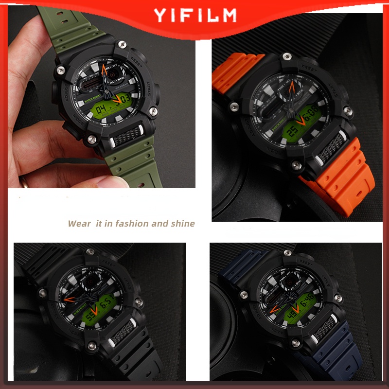 Dây Đeo Thay Thế Bằng Silicone Cho Đồng Hồ Casio G-SHOCK GA-900A 900HC YIFILM