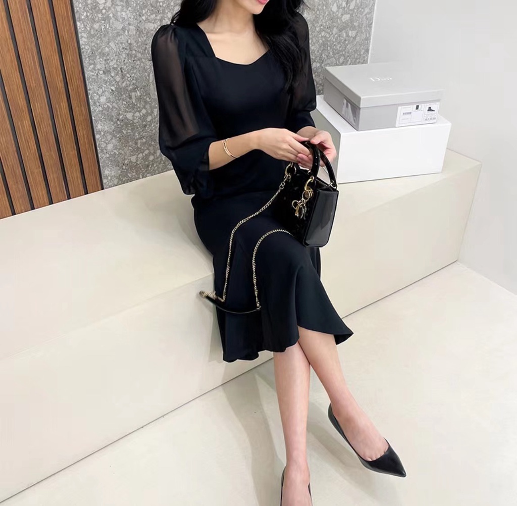 Đầm Đuôi Cá Dáng Ôm Thời Trang Mùa Hè Phong Cách Mới Dành Cho Bạn Nữ 61819