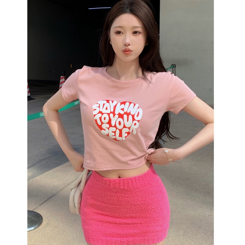 Áo Thun Ngắn Tay In Hình Thời Trang