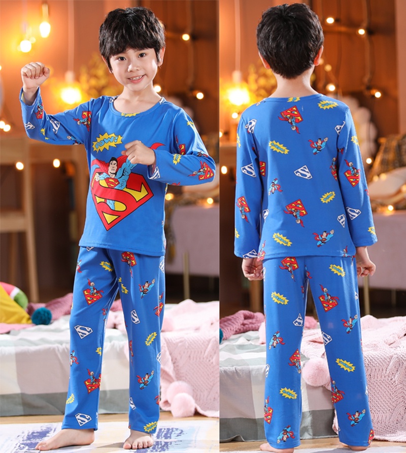 Bộ Đồ Ngủ Pijama Tay Dài In Họa Tiết Hoạt Hình Phong Cách Hàn Quốc Thời Trang Cho Nữ