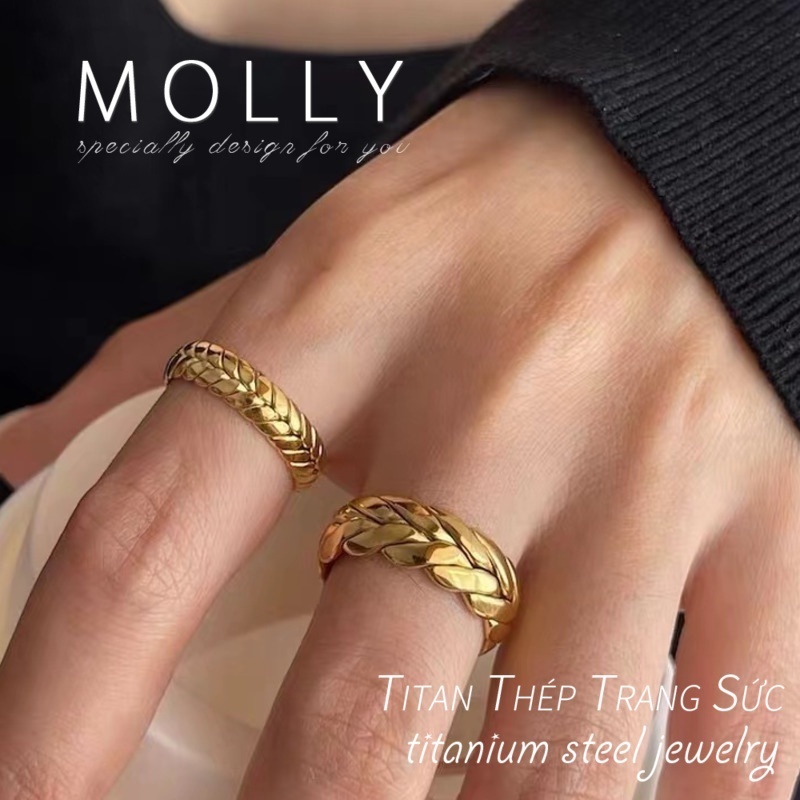 Nhẫn Hở Mạ Vàng 18K Không Phai Màu Thời Trang Chất Lượng Cao Có Thể Điều Chỉnh Cho Nữ