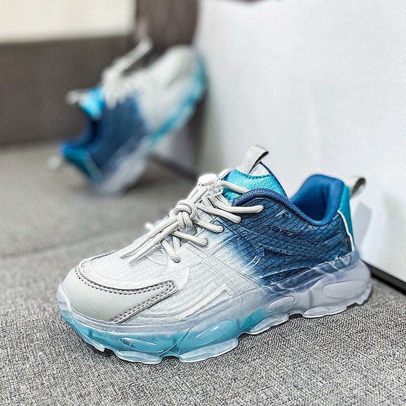 Giày Thể Thao Dạ Quang Phối Lưới Thời Trang Mùa Xuân Chất Lượng Cao Cho Bé Size 27-38