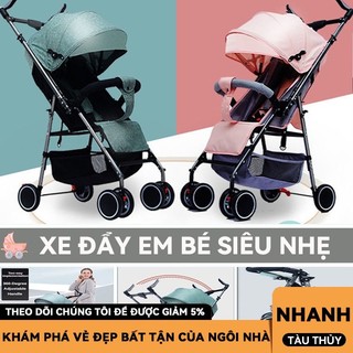 Xe đẩy trẻ sơ sinh ghế ngồi hai chiều có thể ngồi nằm xe đẩy trẻ em tiện lợi từ 0-4 tuổi