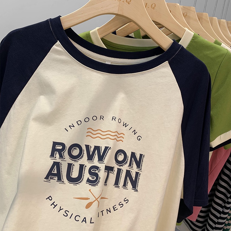 Áo Thun Tay Ngắn Dáng Rộng In Họa Tiết Thời Trang Mùa Hè Dễ Phối Đồ Cho Nữ