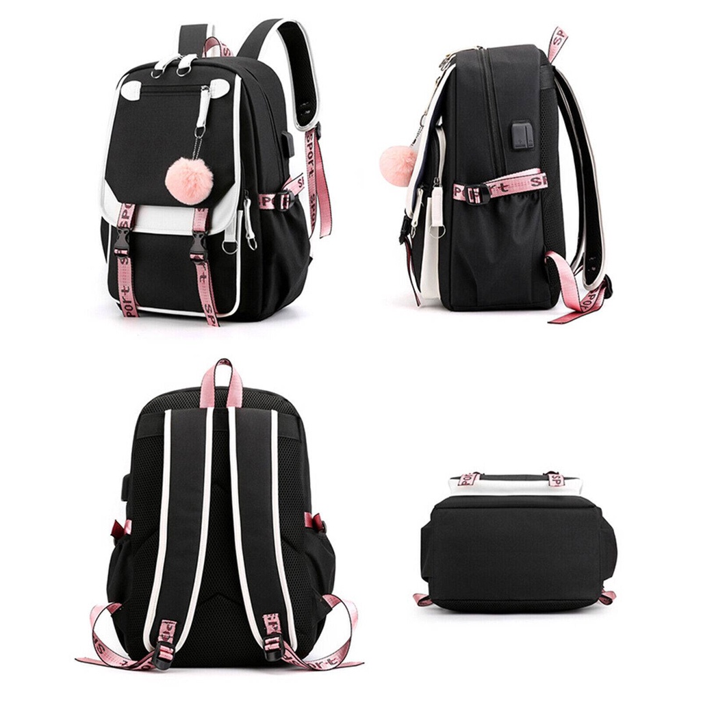 Ba Lô Học Sinh Kích Cỡ Lớn In Hình LISA JENNIE ROSE BLACKPINK