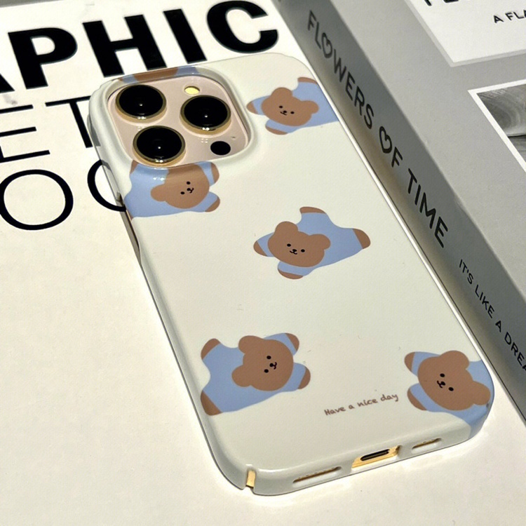 Suitable for OPPO phone case Reno9/Reno8/Reno7pro/reno6/7z/5 new cartoon bear mobile phone case soft case R17 couple model A53/4Z 5G/F11/A31/F9/A15/A3S/A78/A77/Findx3pro/Findx5pro