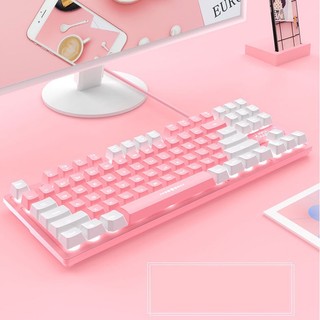 Bàn phím chơi game 87 phím g87 có đèn nền màu cầu vồng chuyên dụng