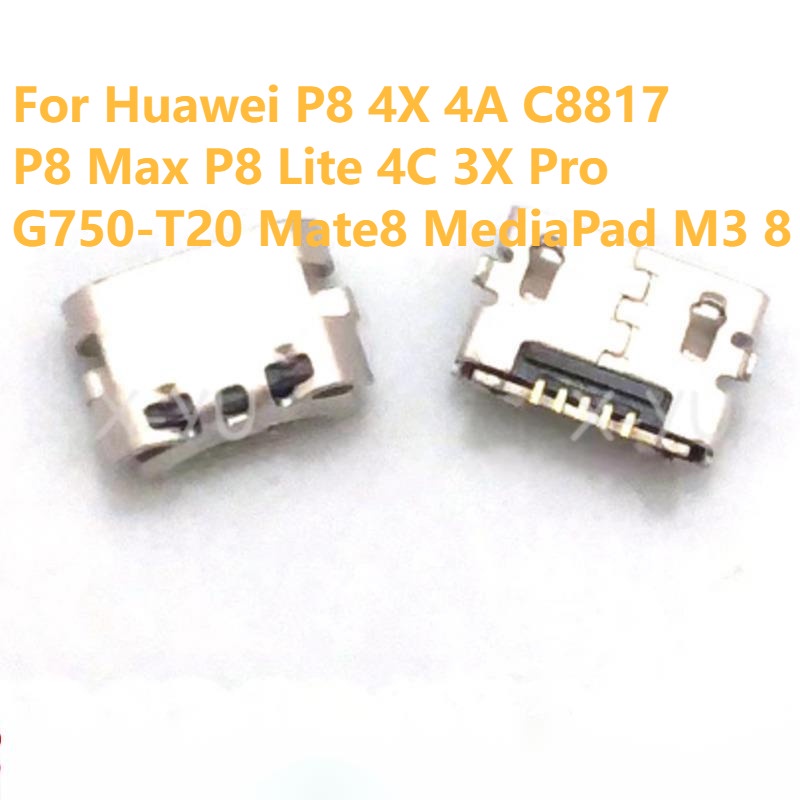 Charging Port Pin For Huawei P8 4X 4A C8817 P8 Max P8 Lite 4C 3X Pro G750-T20 Mate8 MediaPad M3 8 Charging Pin Connector