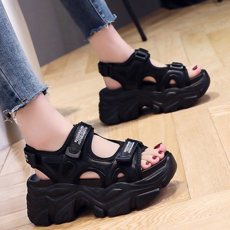 ✨ Giày Sandal Đế Dày Thời Trang Mùa Hè 2021 Dành Cho Nữ