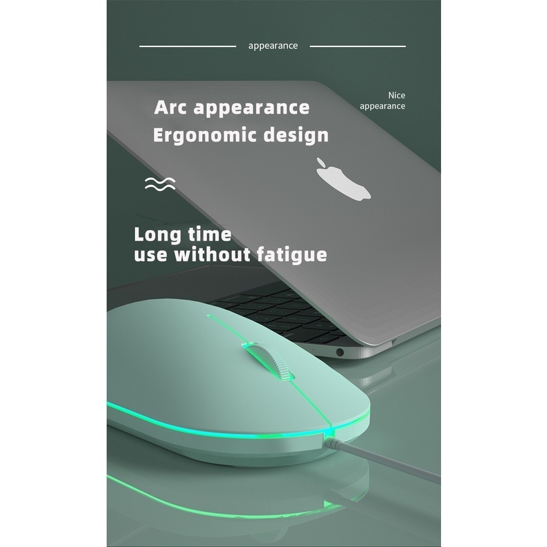 Chuột Máy Tính Có Dây rgb Tạo Hiệu Ứng Ánh Sáng Thoải Mái Và Bền Phù Hợp Cho laptop