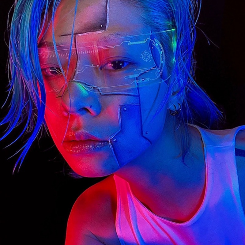 Mắt Kính Có Đèn LED Phát Sáng Phong Cách Punk