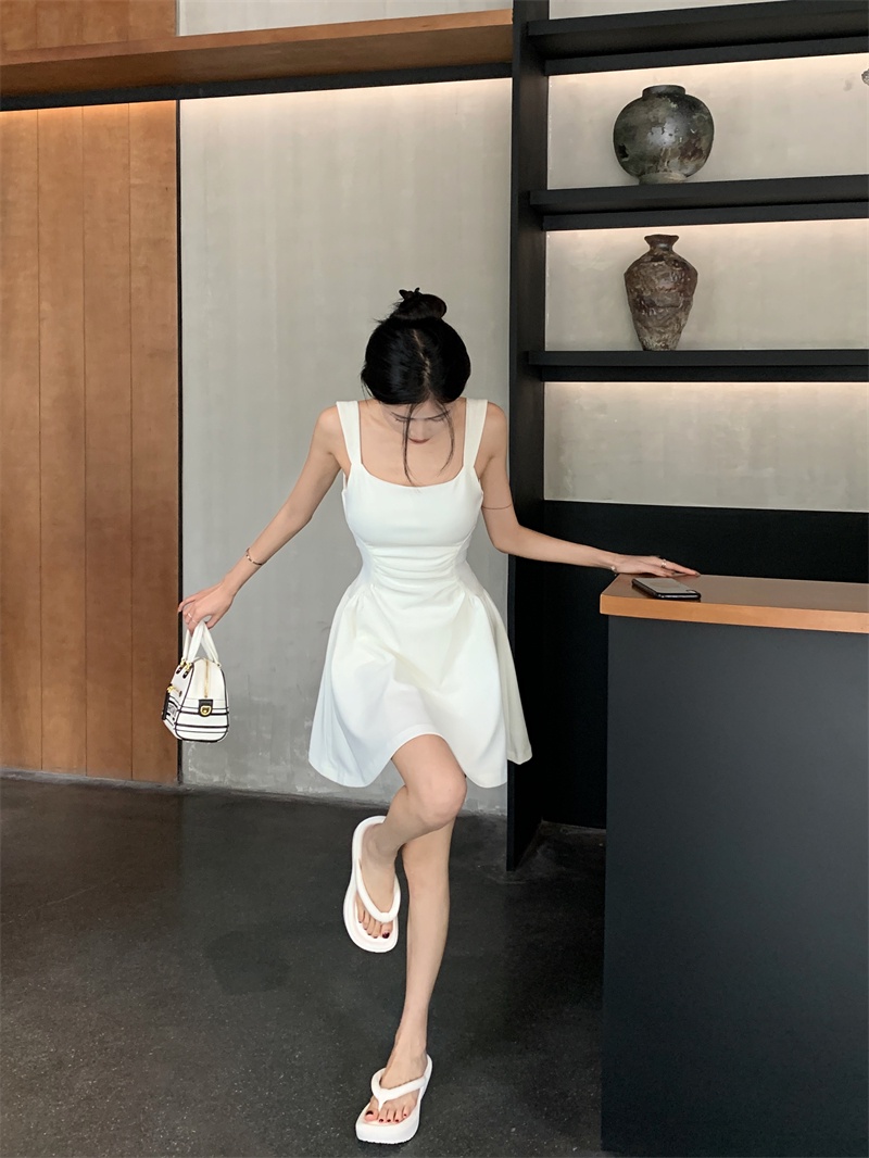 Đầm Không Tay Dáng Ôm Màu Sắc Đơn Giản 64985