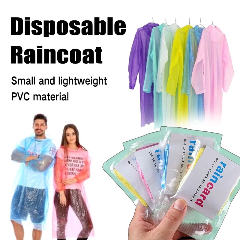 Áo mưa mini dùng một lần dạng nén chân không nhỏ gọn trọng lượng áo mưa Nén Chân Không Mini Dùng Một Lần Cho Người Lớn áo mưa trong suốt