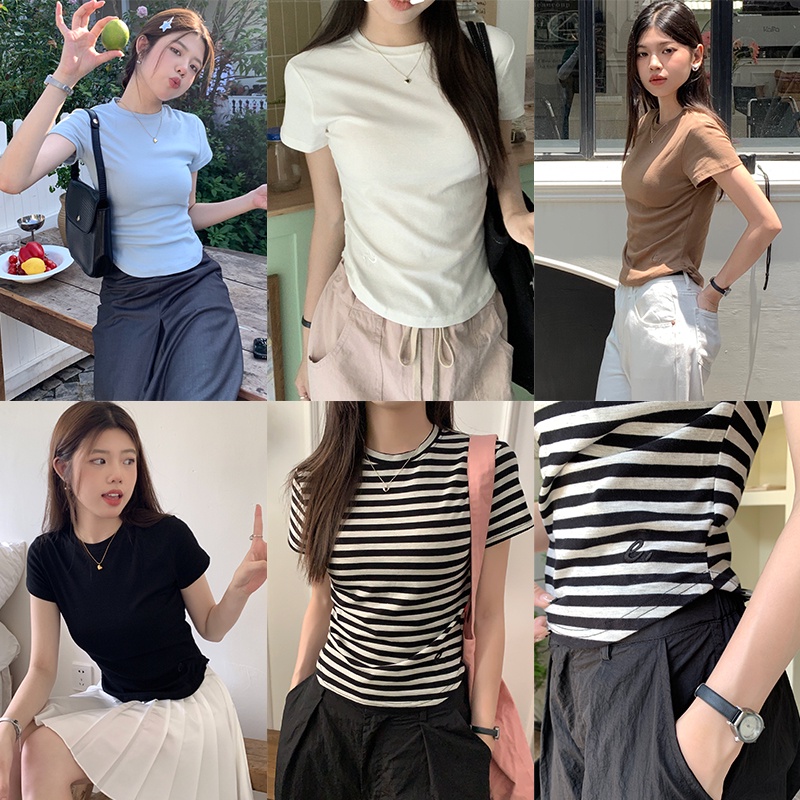 Áo Thun Tay Ngắn Mùa Hè Cho Nữ 64858