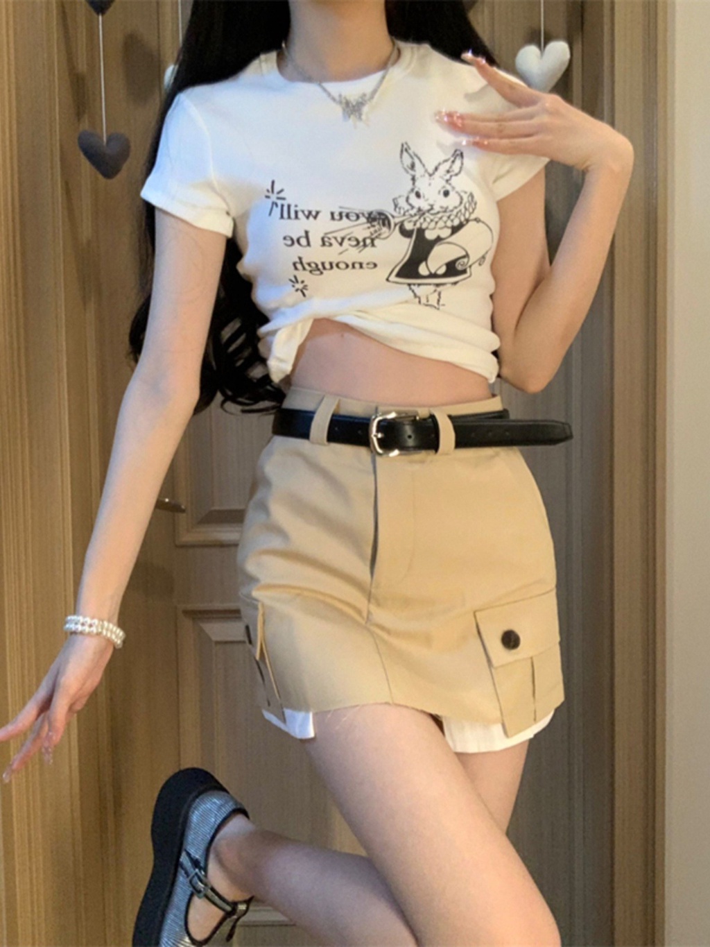 Áo Thun Tay Ngắn Cổ Tròn Mùa Hè 64530