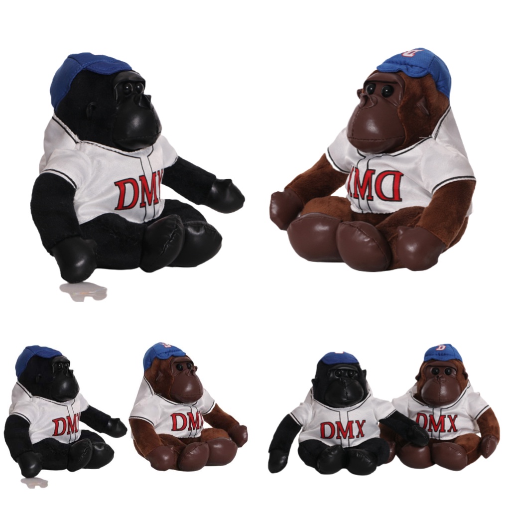 Đồ chơi nhồi bông Hình Chú Khỉ Đột Màu Đen Siêu Mềm Trang Trí Nhà Cửa