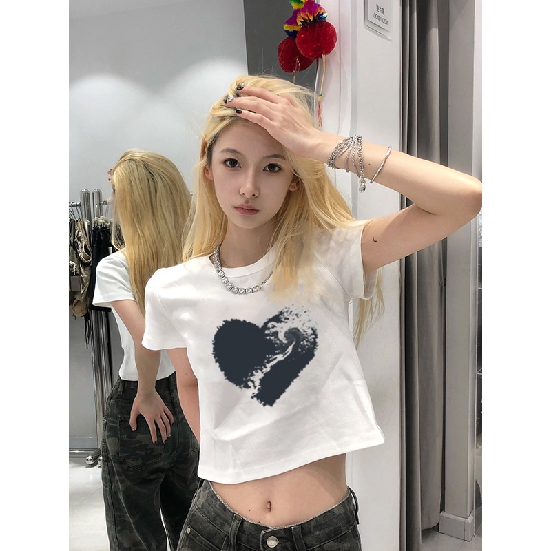 Hana áo croptop áo croptop nữ Thiết kế ít người cao eo slim hottie ngắn áo khoác 2023 NEWJUL1307