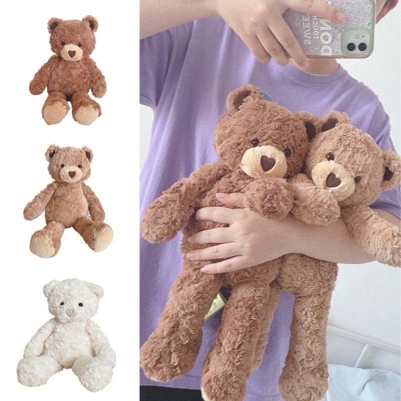 Gấu Teddy Nhồi Bông Lông Nhung Mềm Mại Dễ Thương Xinh Xắn Dành Cho Bé