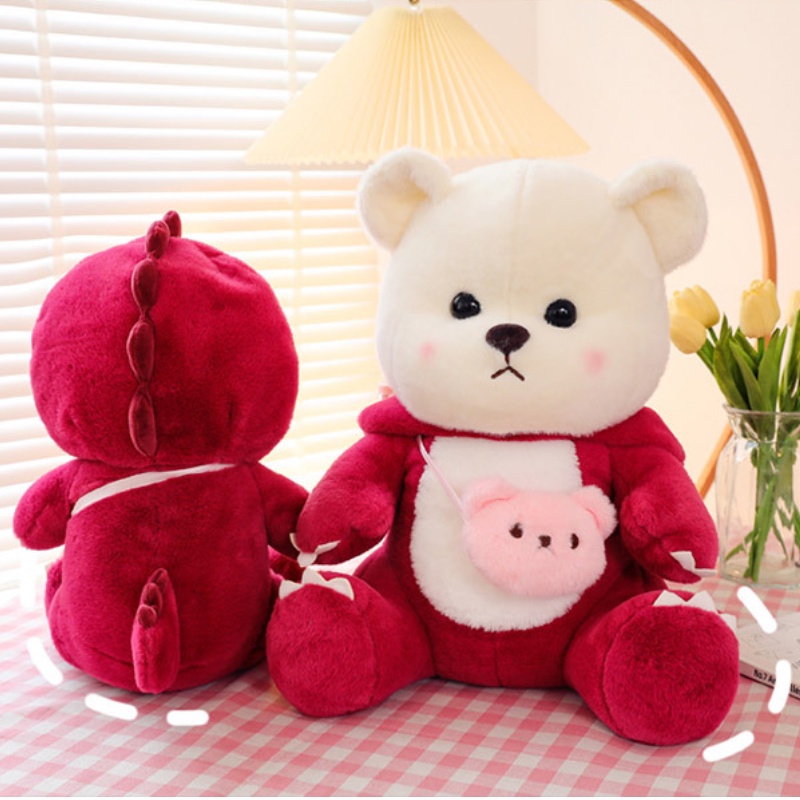 Thú Nhồi Bông Hình Khủng Long Dễ Thương 28-60cm