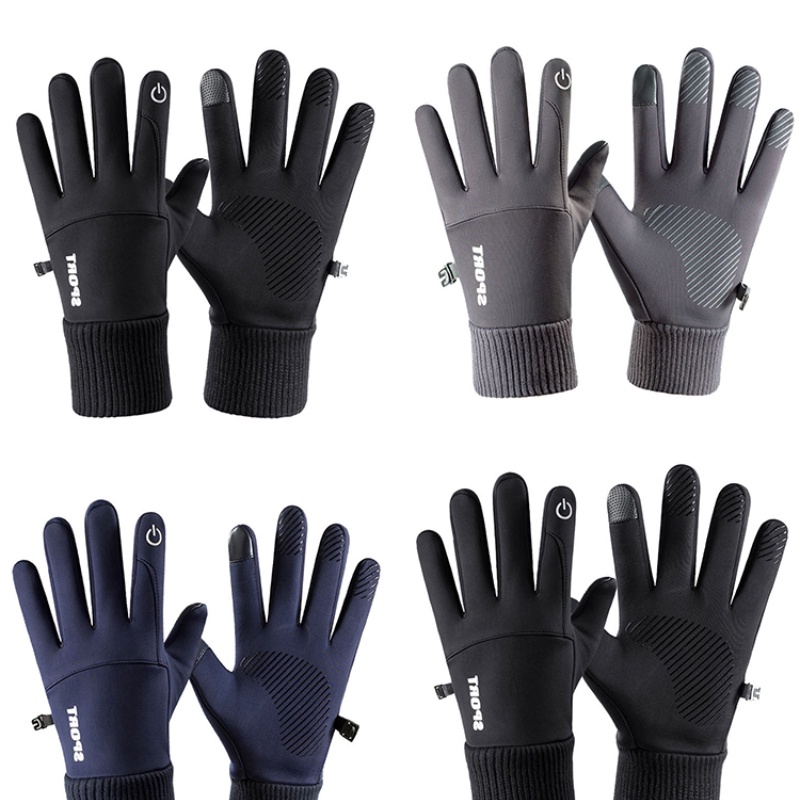 Găng Tay Thể Thao Chống Trượt Có Thể Chạm Màn Hình Cảm Ứng Cho Nam