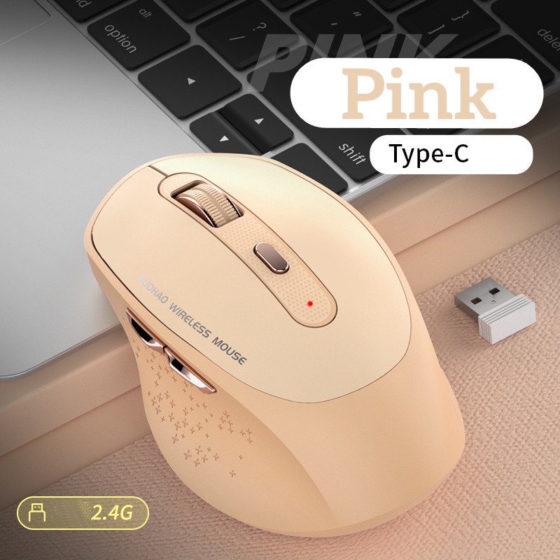 Chuột không dây 6 Phím Loại C 2.4GHz