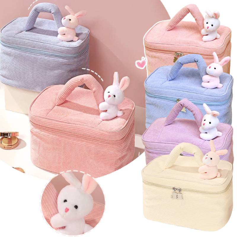 Túi Đựng Mỹ Phẩm Cỡ Lớn Hình Thỏ Bông Xinh Xắn