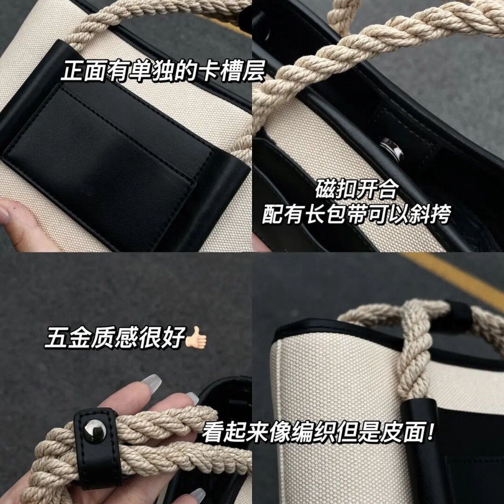 Mnefokc Mùa Hè Mini Tott Bag Túi Xách Tay Mới Túi Xách Nhỏ Túi Xô Dây Thừng Nữ