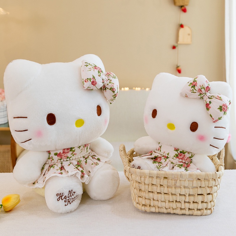 Đồ chơi nhồi bông Hình Mèo Hello kitty Đáng Yêu