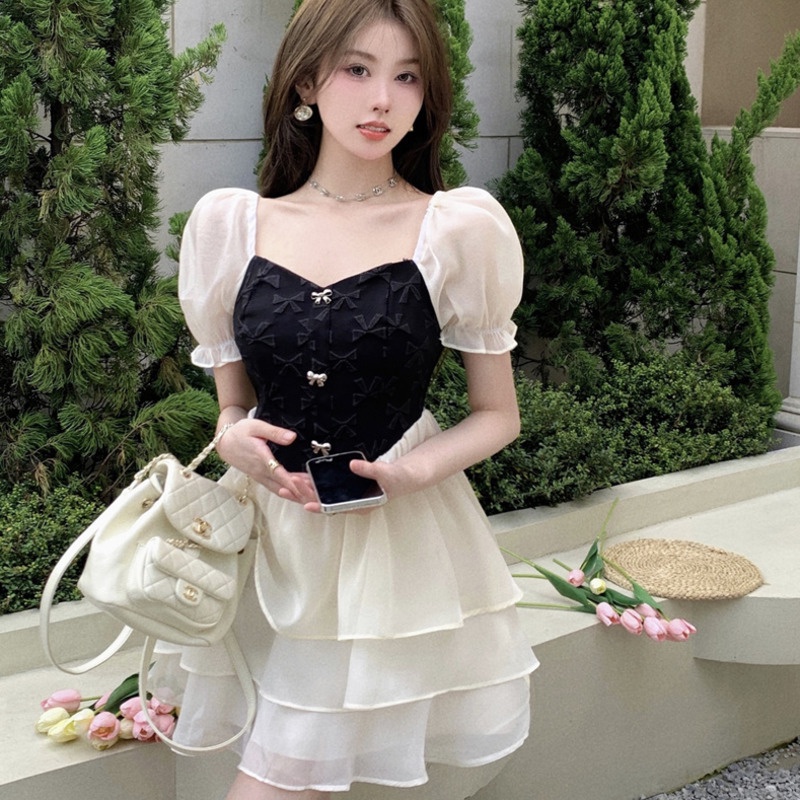 Đầm Công Chúa Tay Phồng Thiết Kế Mới Xinh Xắn Thời Trang