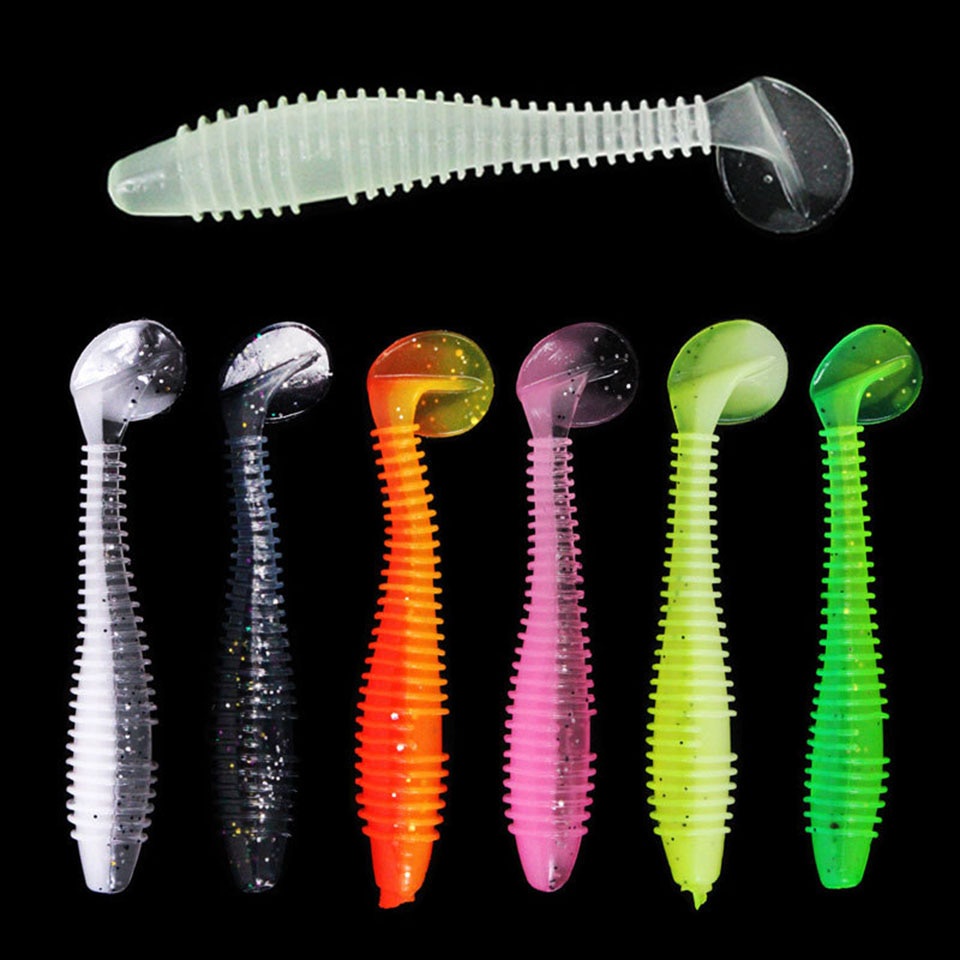 Bộ 10 Mồi Giả Câu Cá Silicone Mềm 4.5cm 5.5cm 6.5cm 7cm 7.5cm