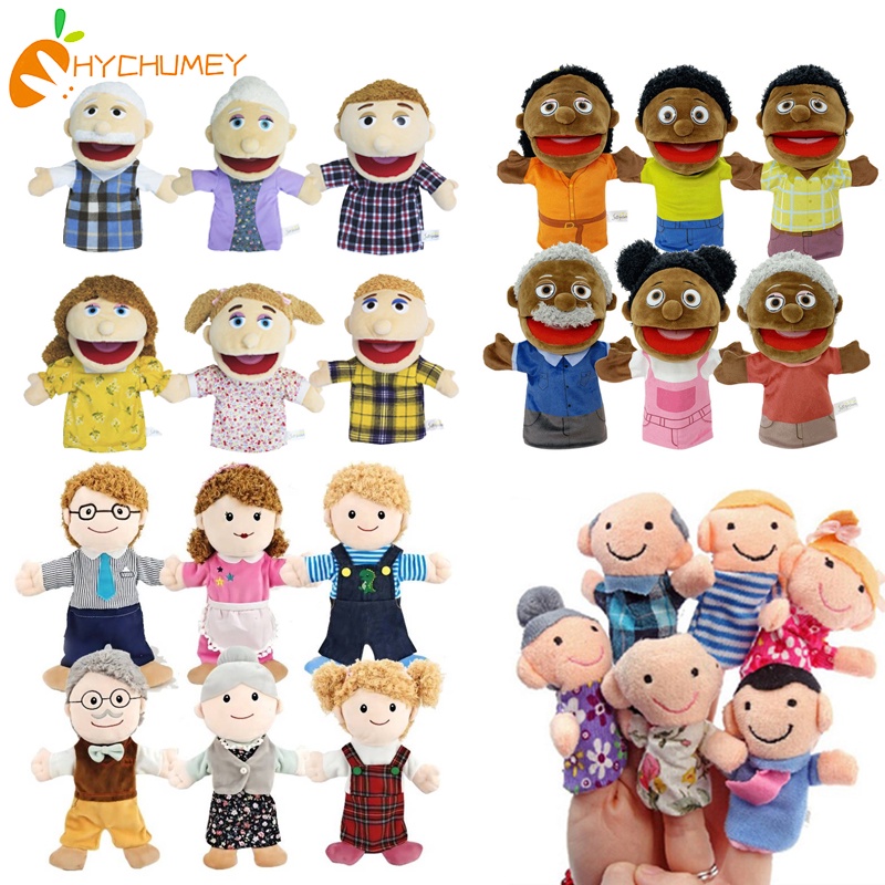 HYC Humey Đồ chơi nhồi bông Con Rối Đeo Tay Hình Nửa Người Hoạt Hình Dễ Thương Cho Bé