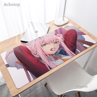 Tấm lót chuột và bàn phím chơi game hình cô gái gợi cảm anime two zero in the franxx