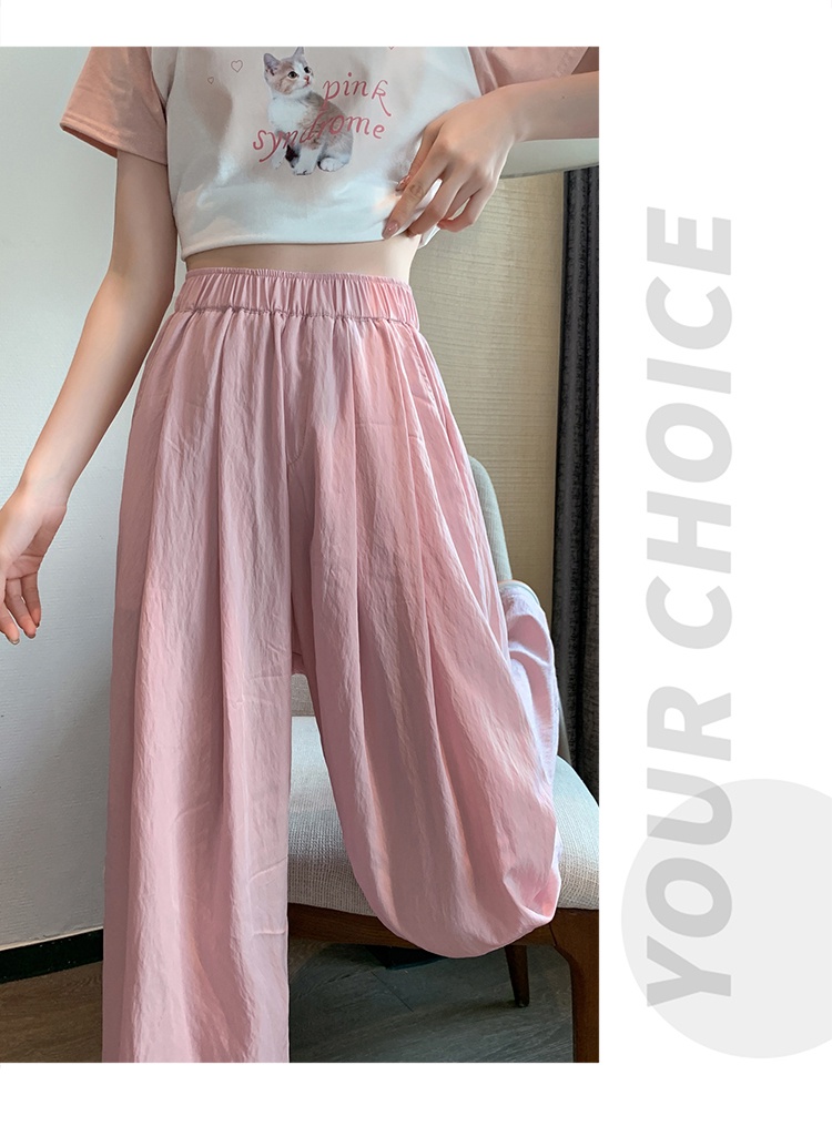 Quần Ống Dài Rộng Lưng Cao Thoáng Khí Thời Trang Hè Năng Động 62931