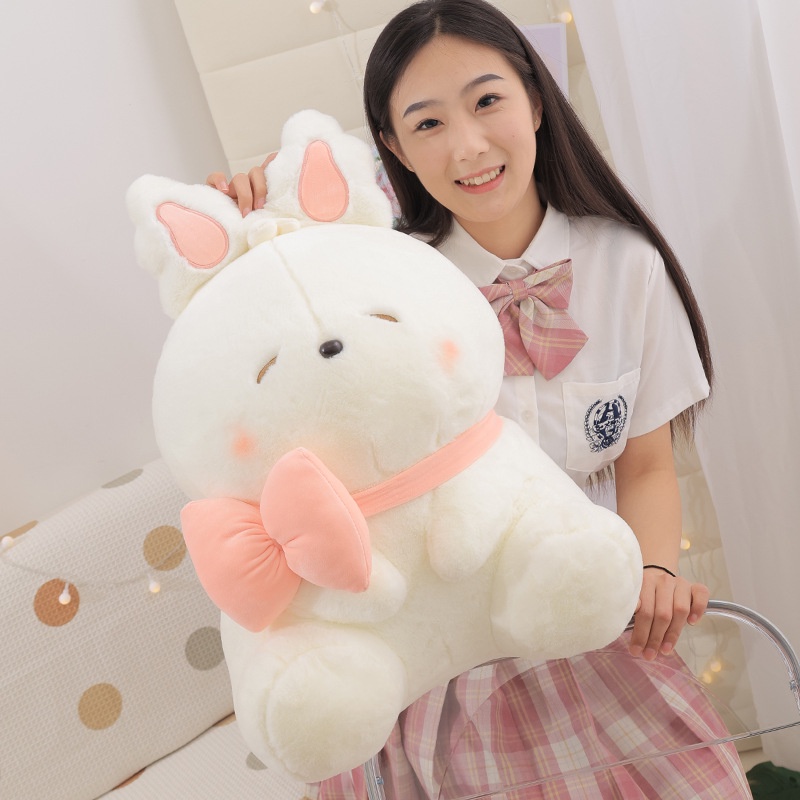 Đồ chơi nhồi bông Hình Thỏ Ngọt Ngào Cho Bé Gái