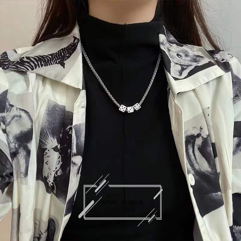 Vòng cổ Thiết Kế Đơn Giản Phong Cách hip hop Đường Phố