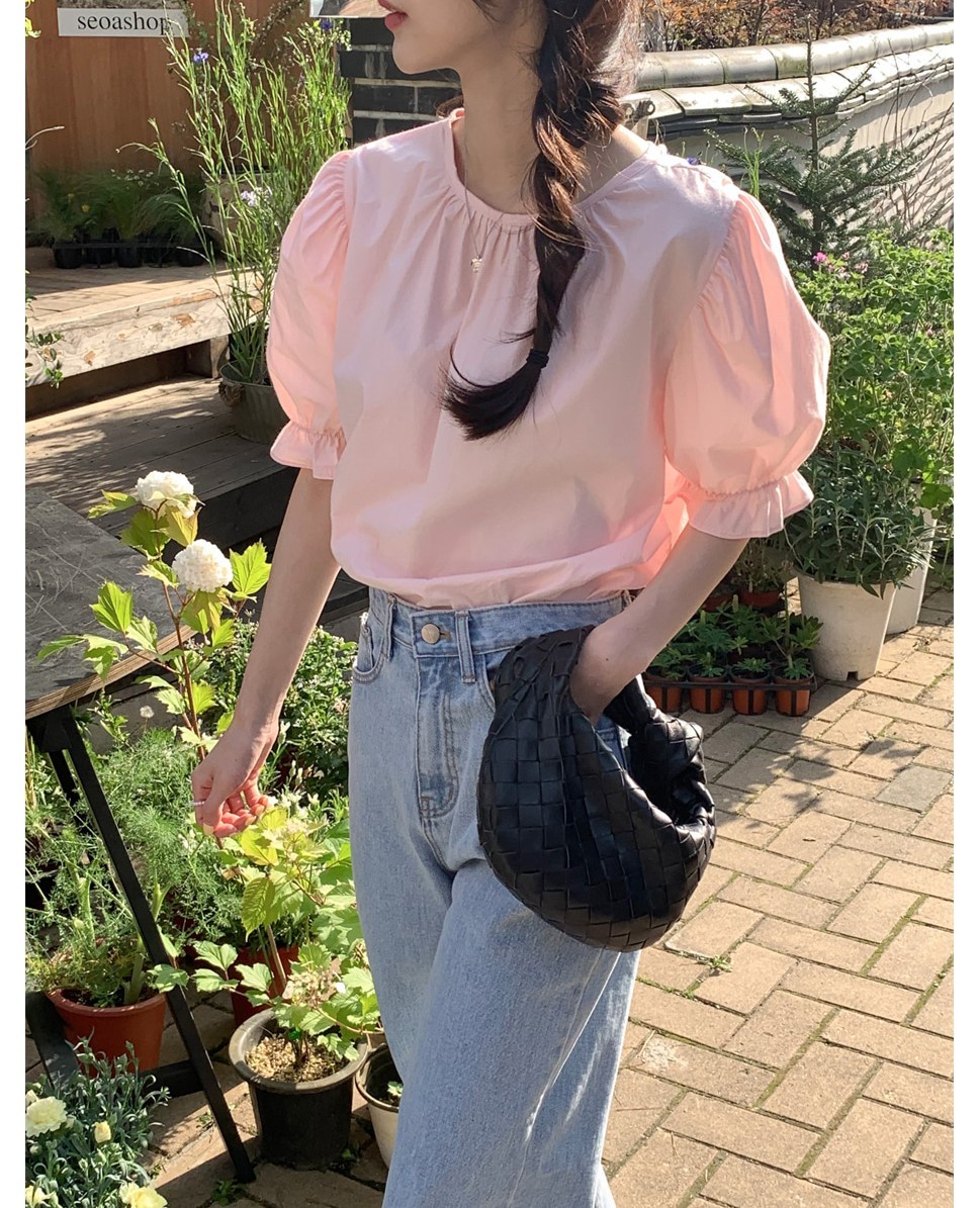 Áo Tay Phồng Cột Dây Mùa Hè 64646